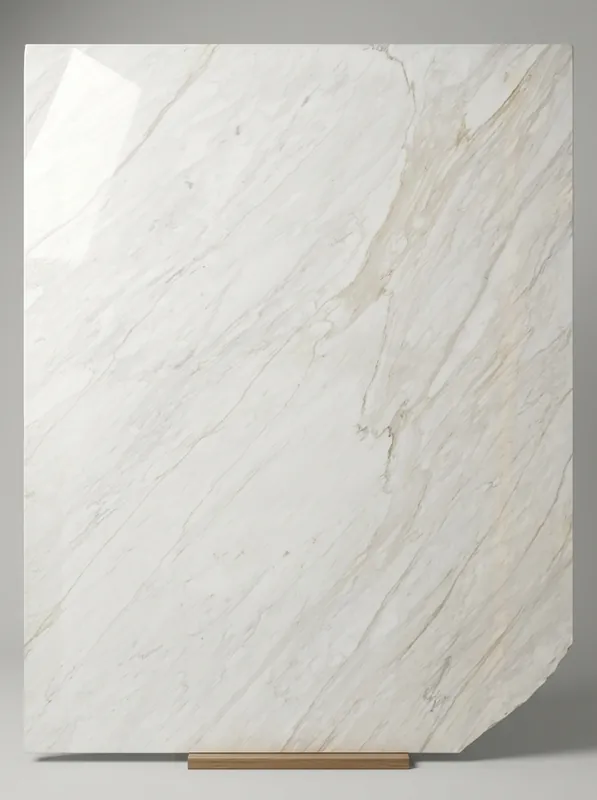 Calacatta Cremo marble slab